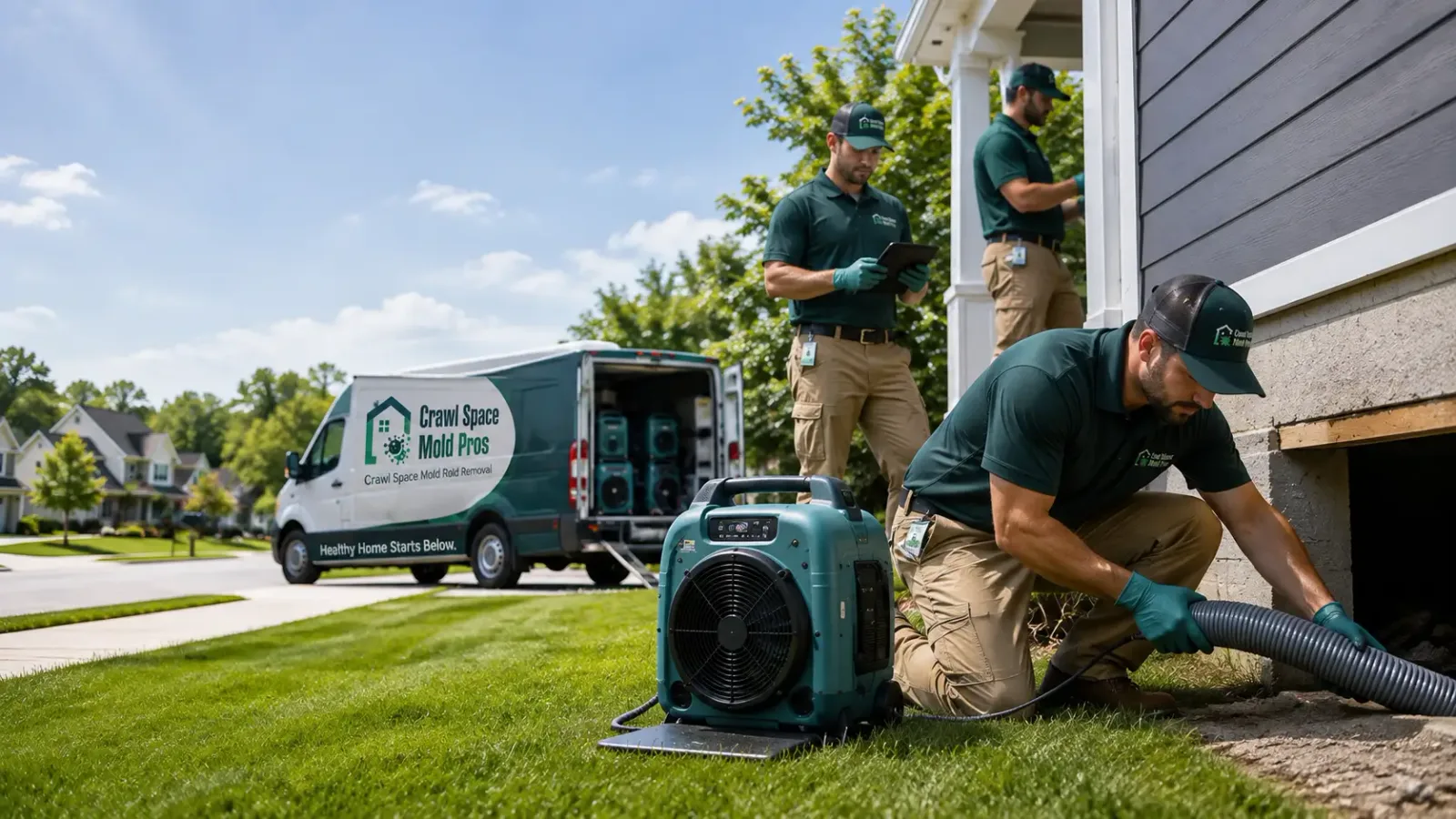 Crawl Space Mold Removal in Washington, MO